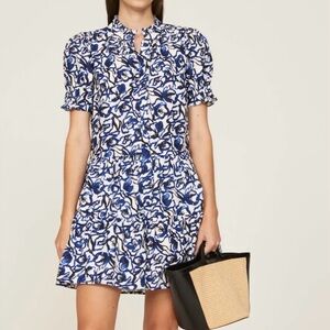 Apiece Apart Las Alturas Floral Mini Dress